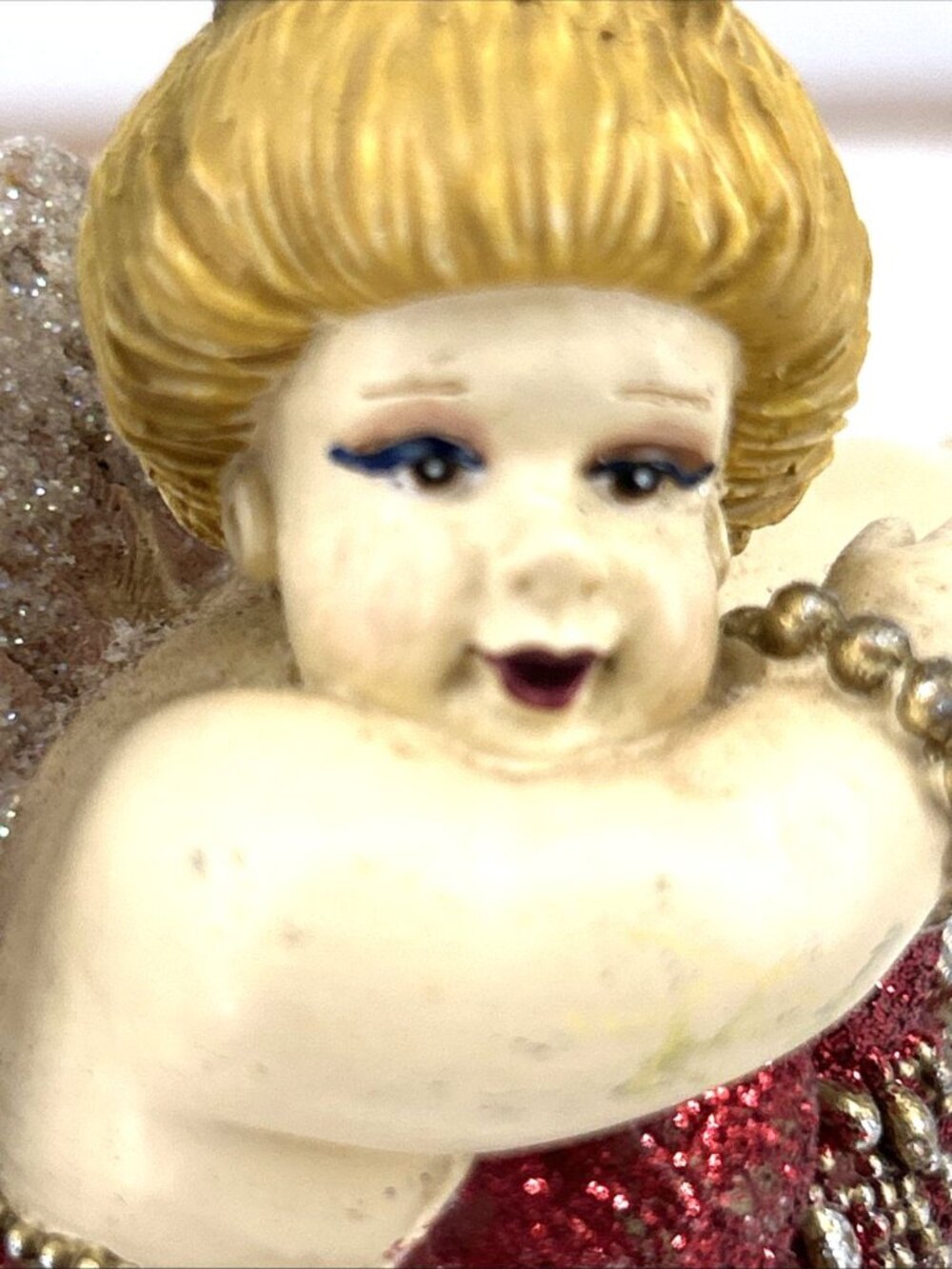 Katherine’s Collection Mermaid 3.75" Christmas Ornament Red Dress Gold Curvy - Picture 2 of 8